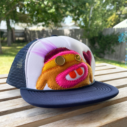 Multi Color Flat Bill Hat