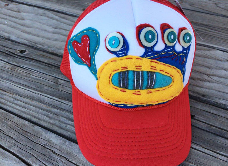 Multi Color Round Bill Hat